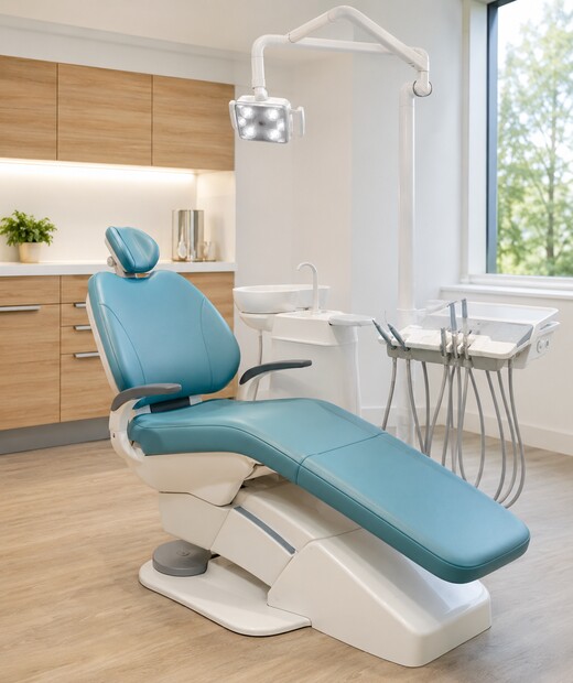 Moderner Behandlungsstuhl bei M.DENTAL